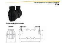 Separatory tłuszczu bez odmulacza STH