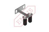 Wspornik prowadnic WP_DEB50 do DRENO EASY B (prowadnice Ø26,9x2, rozstaw 39 mm)
