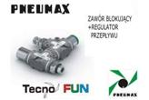 RECTUS POLSKA - PNEUMAX - TECNO-FUN: ZAWÓR BLOKUJĄCY+REGULATOR PRZEPŁYWU