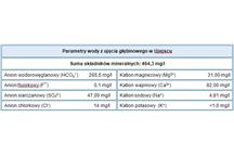 Parametry wody z ujęcia głębinowego