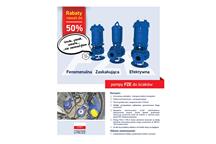 Pompy do ścieków FZE promocja Pompy do ścieków FZE promocja